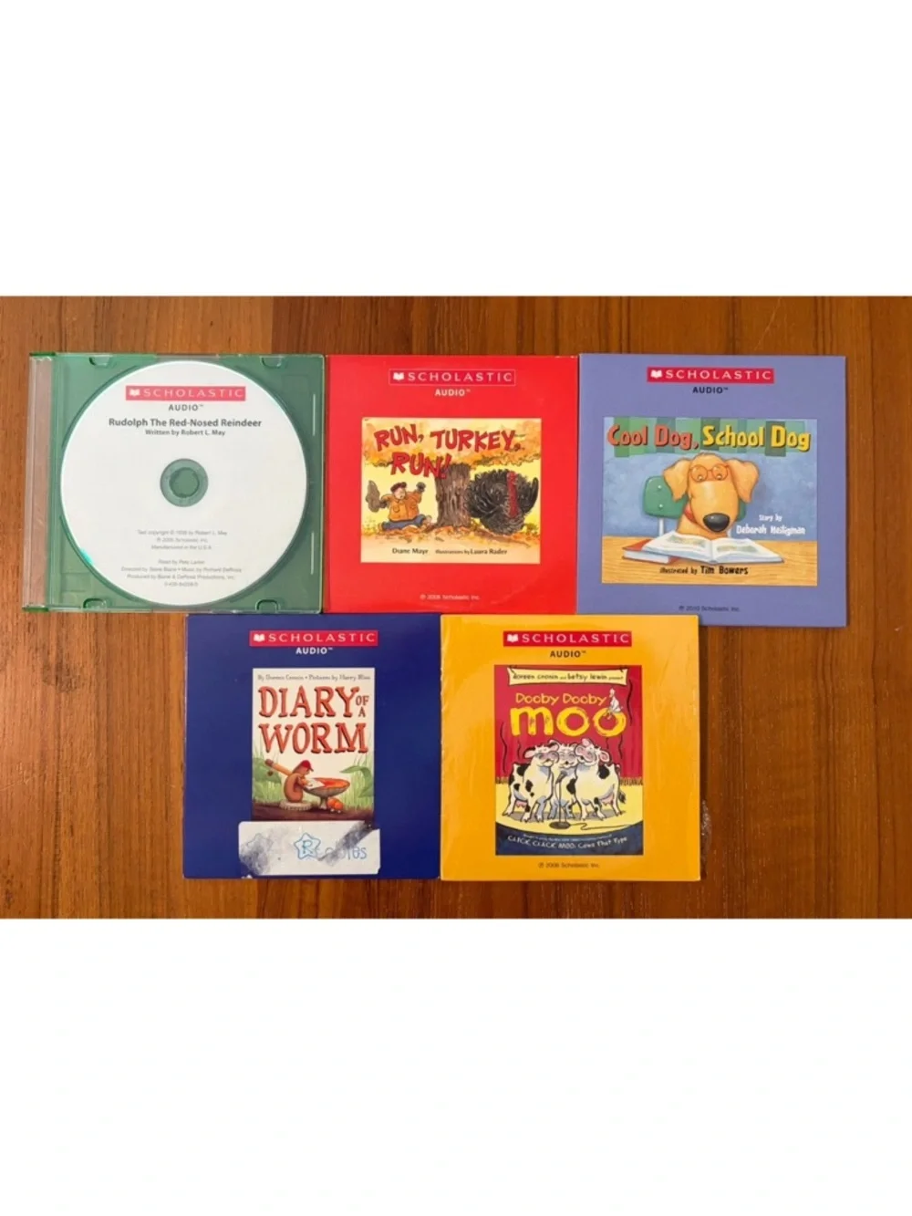 Scholastic Audio Books CD Lot (14) Children’s Stories, Homeschool School Reading